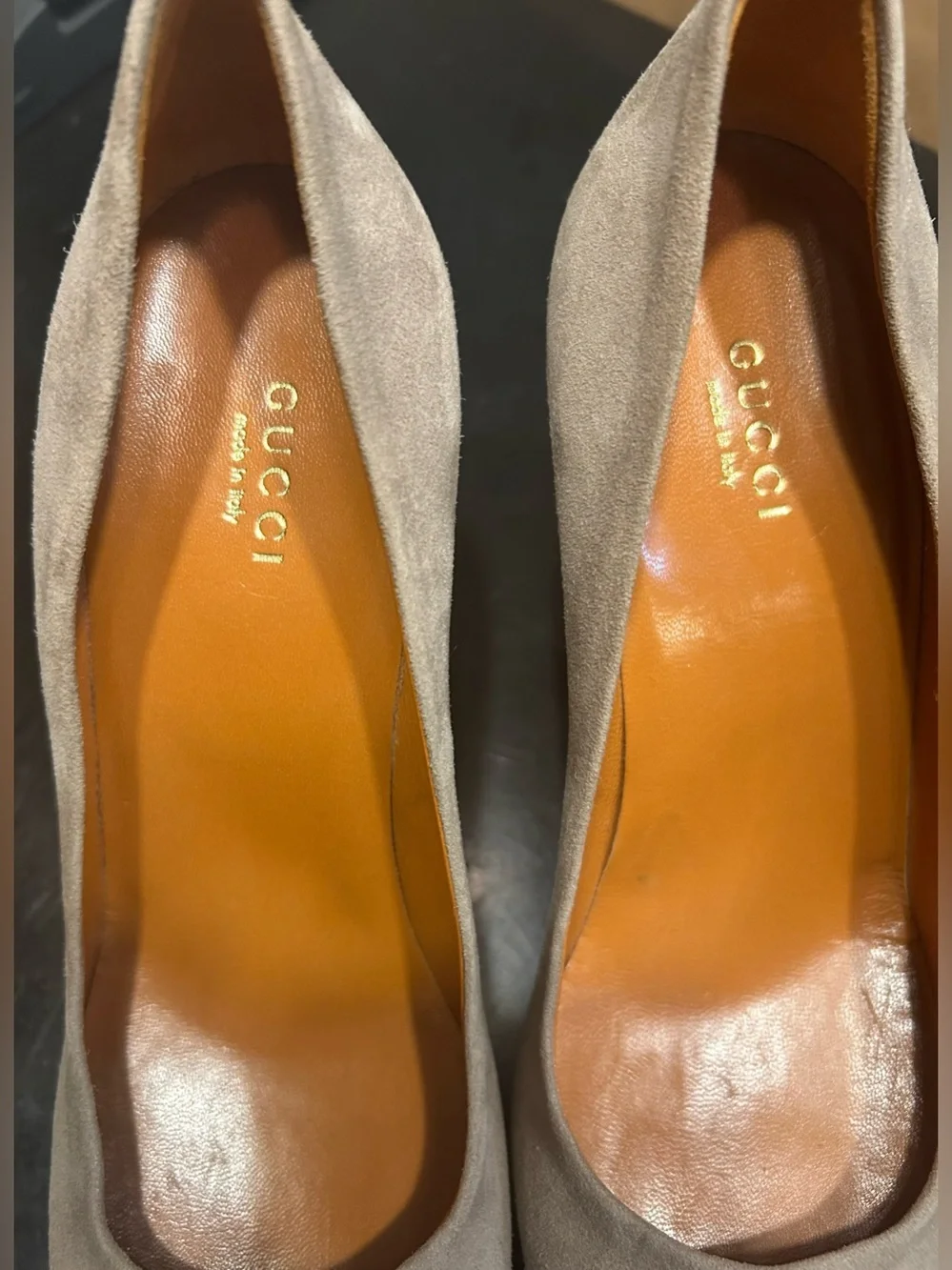Gucci women suede